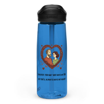 Genetic Genealogy: Sports water bottle - Daughter DNA Dad's Heart
