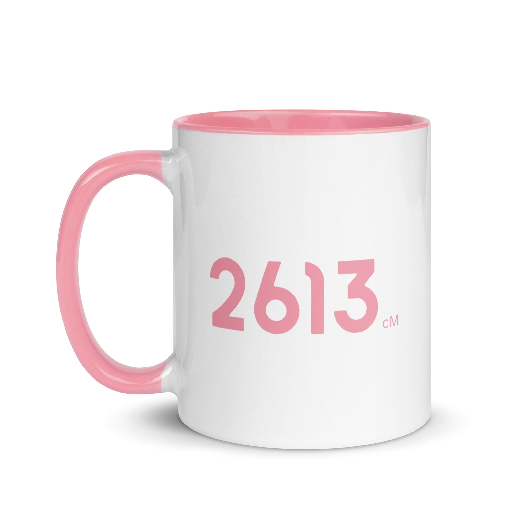 Genetic Genealogy "SIS" Mug with Color Inside Pink and White