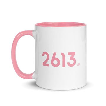 Genetic Genealogy "SIS" Mug with Color Inside Pink and White