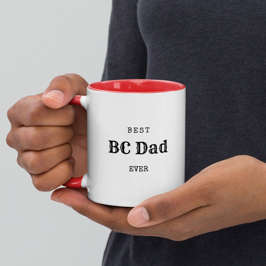 Genetic Genealogy - Mug with Color Inside - Best BC Dad Ever