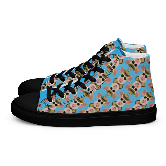 Beat Feet - Women’s high top canvas shoes - New Sheriff